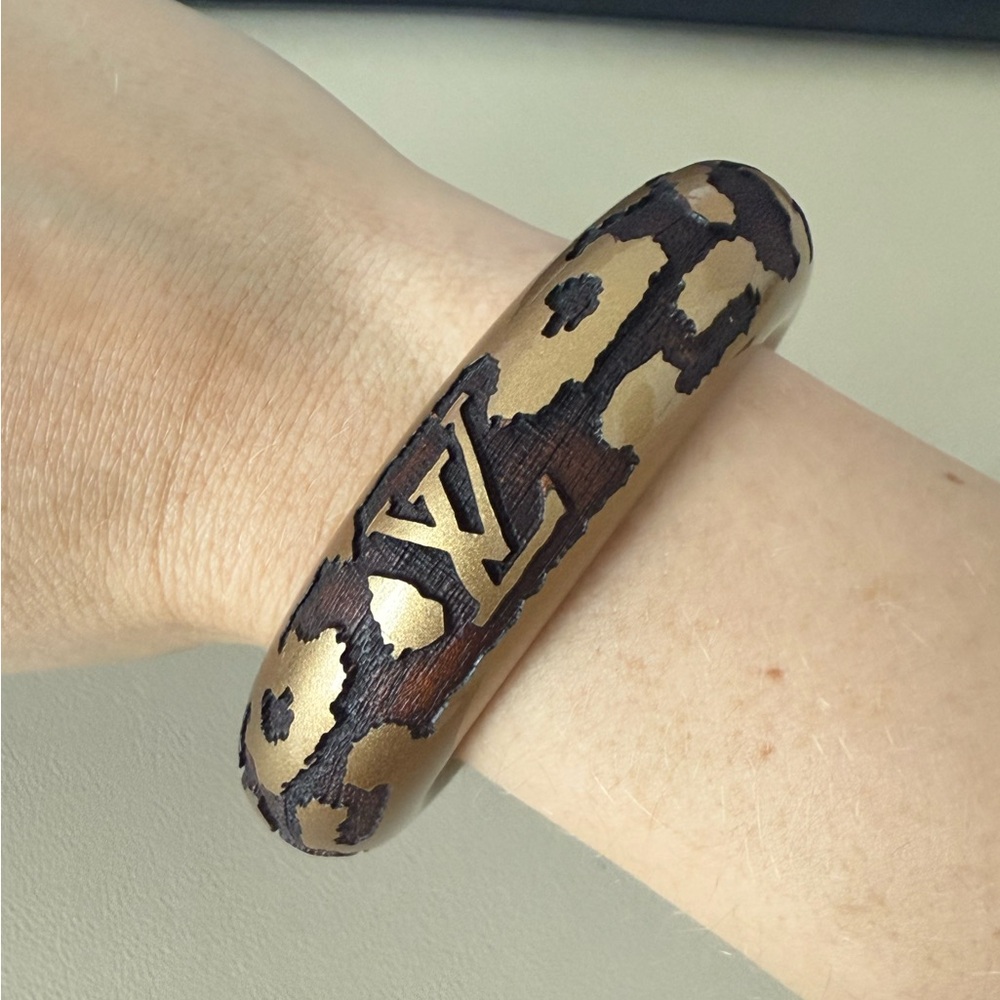 Louis Vuitton Cheetah Wooden Bracelet